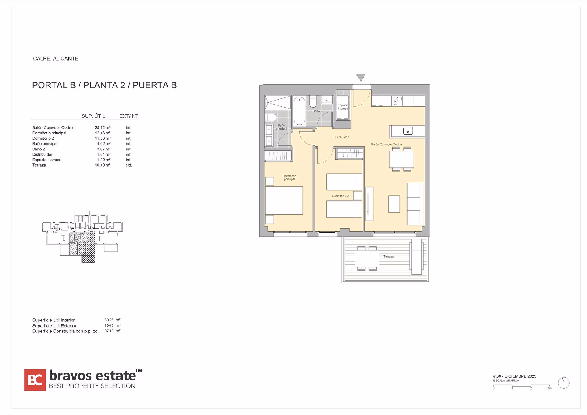Strandnahe 2-Schlafzimmer-Wohnung in Calpe - 6