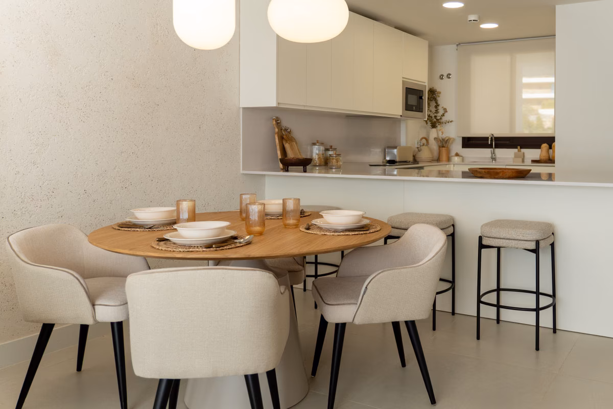 Terrace of a key-ready apartment