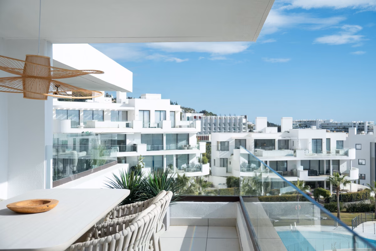 Sky solarium with panoramic sea view
