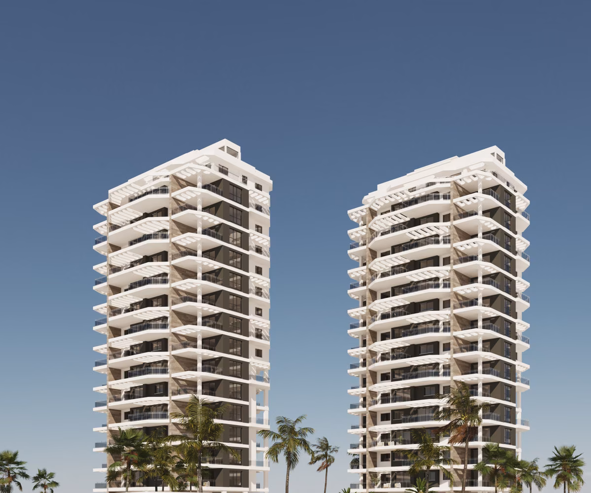 JADE 2 — Appartementen in twee torens bij het strand Cantal Roig, Calpe 1