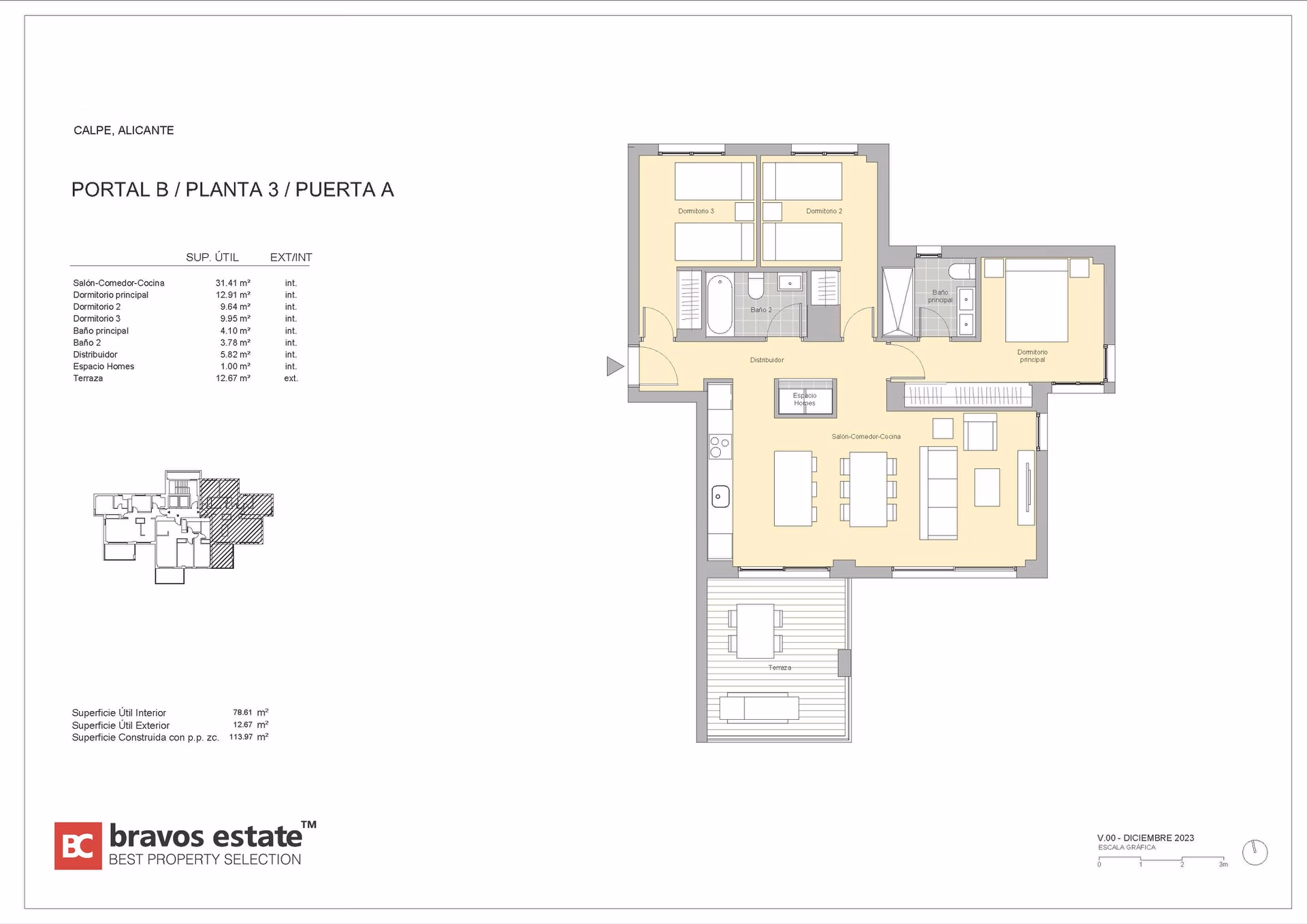 Appartement met 3 slaapkamers aan het strand in Calpe - 6