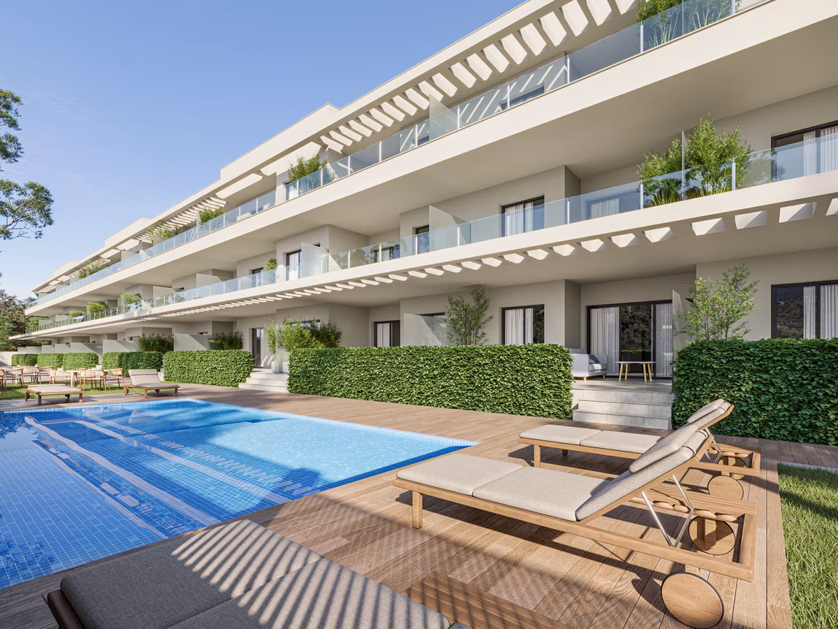 Two communal pools of the gated complex