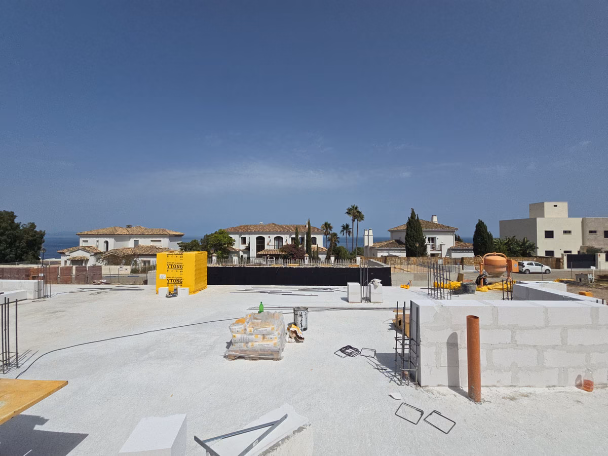 Plot of La Paloma 10 under construction with sea view