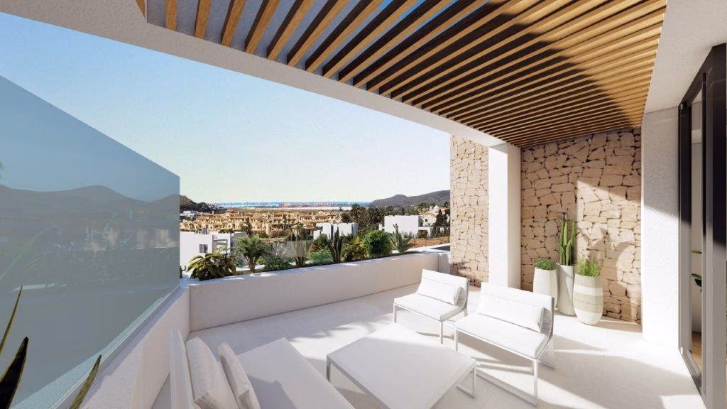 Communal pool and landscaped gardens