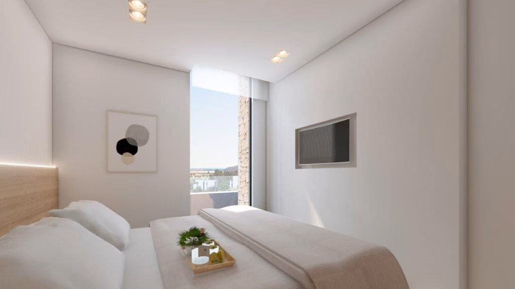 Light-filled living space of a residence