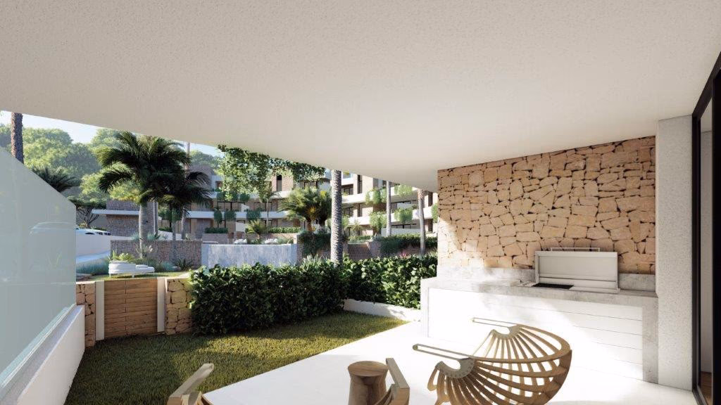 Terrace with view over the Mar Menor