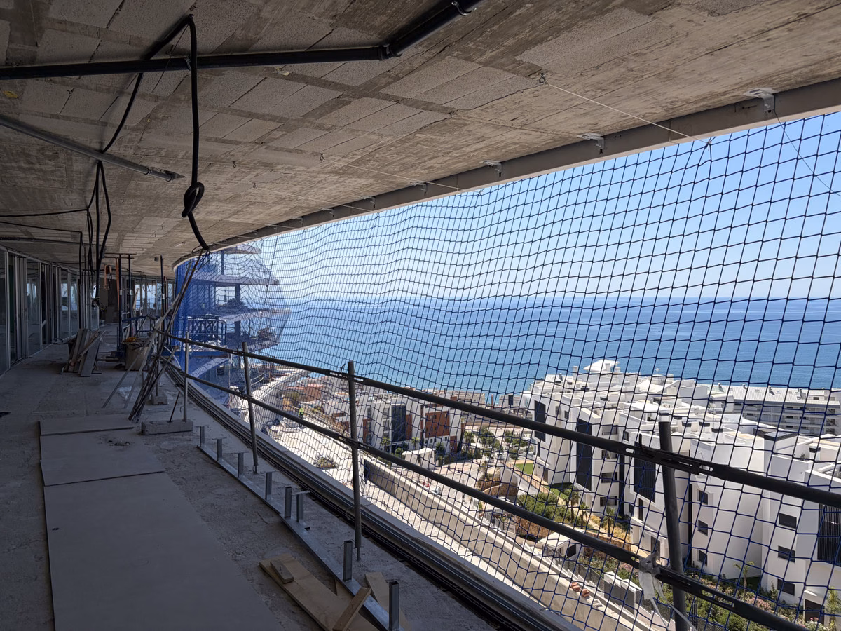 Terraza del apartamento con vistas al Mediterráneo