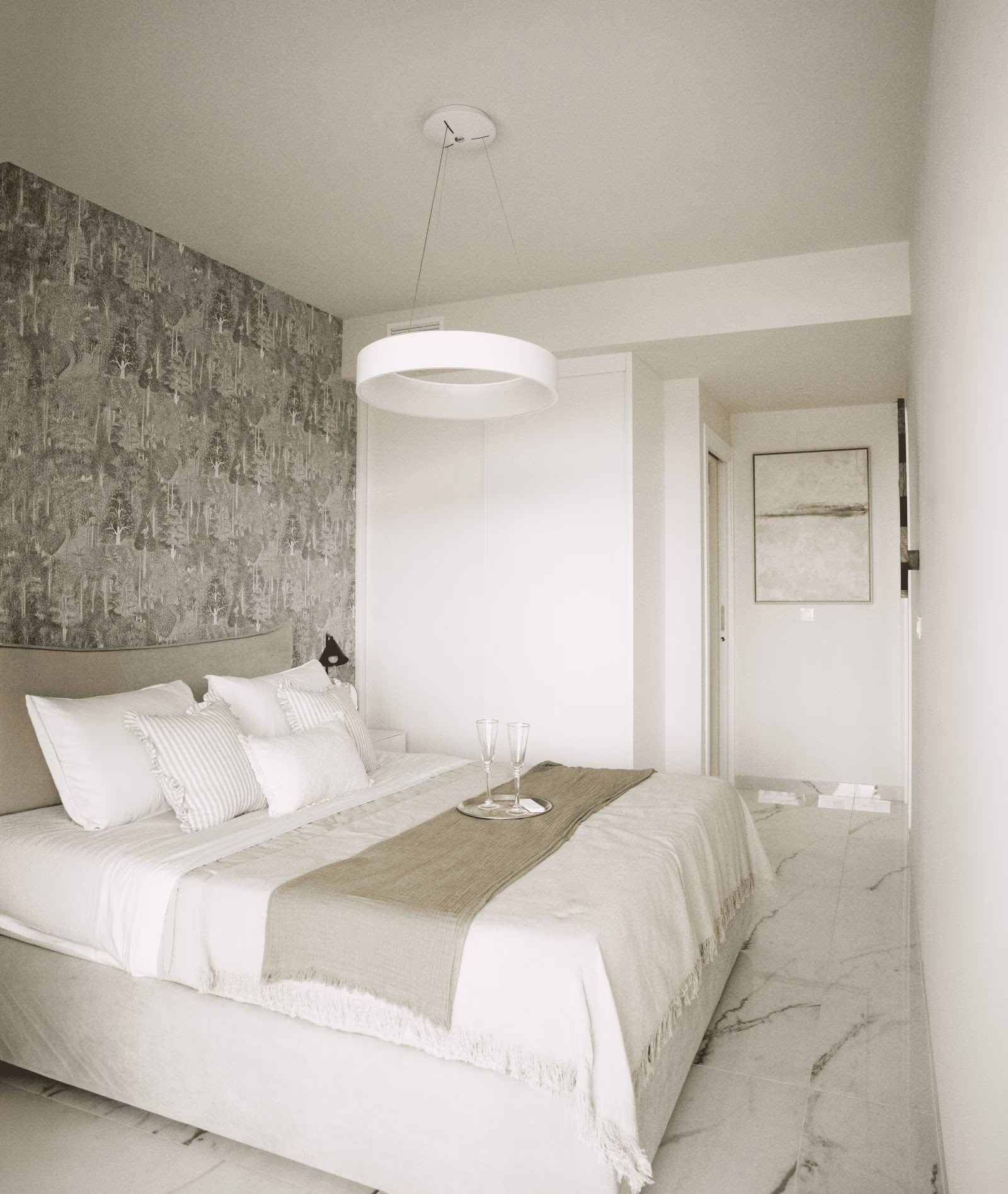 Bedroom with natural light
