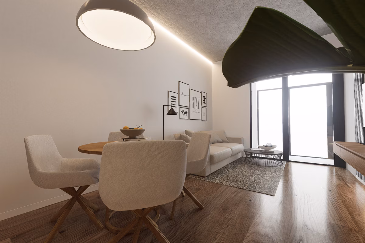 Bedroom in a Lofts Aguilera loft
