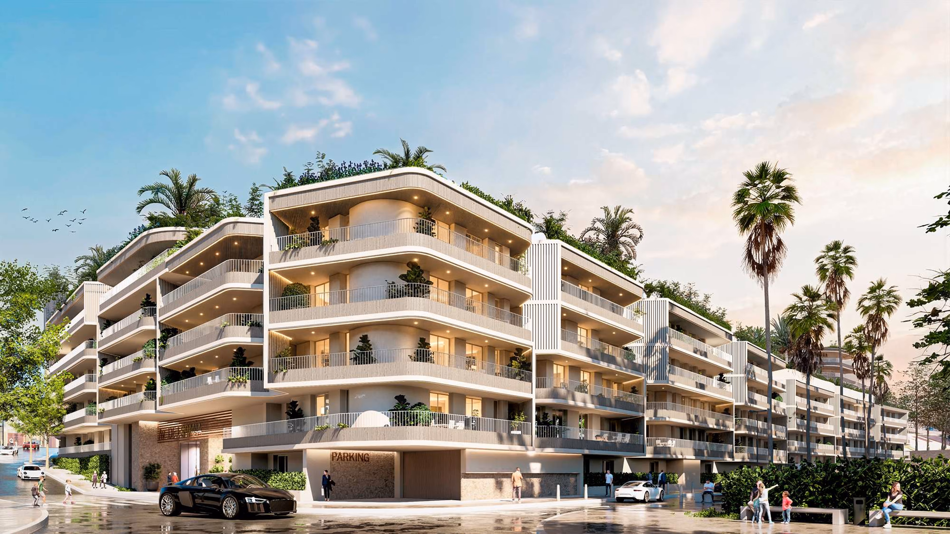 Eigentijdse woongebouwen van MAGNA, Torremolinos