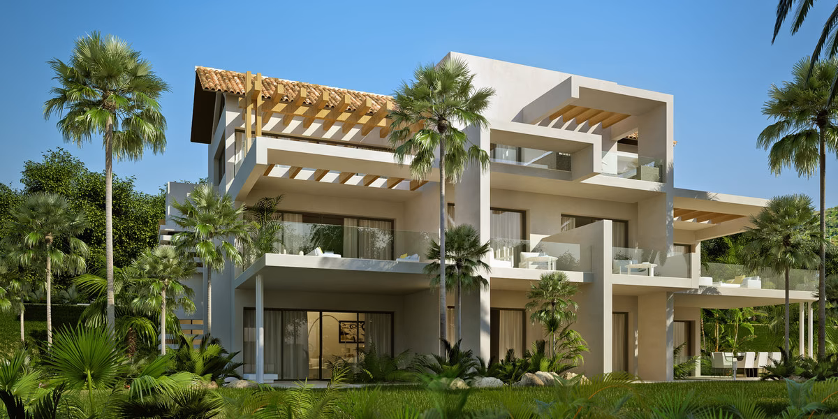 Villa-like building under a tiled roof