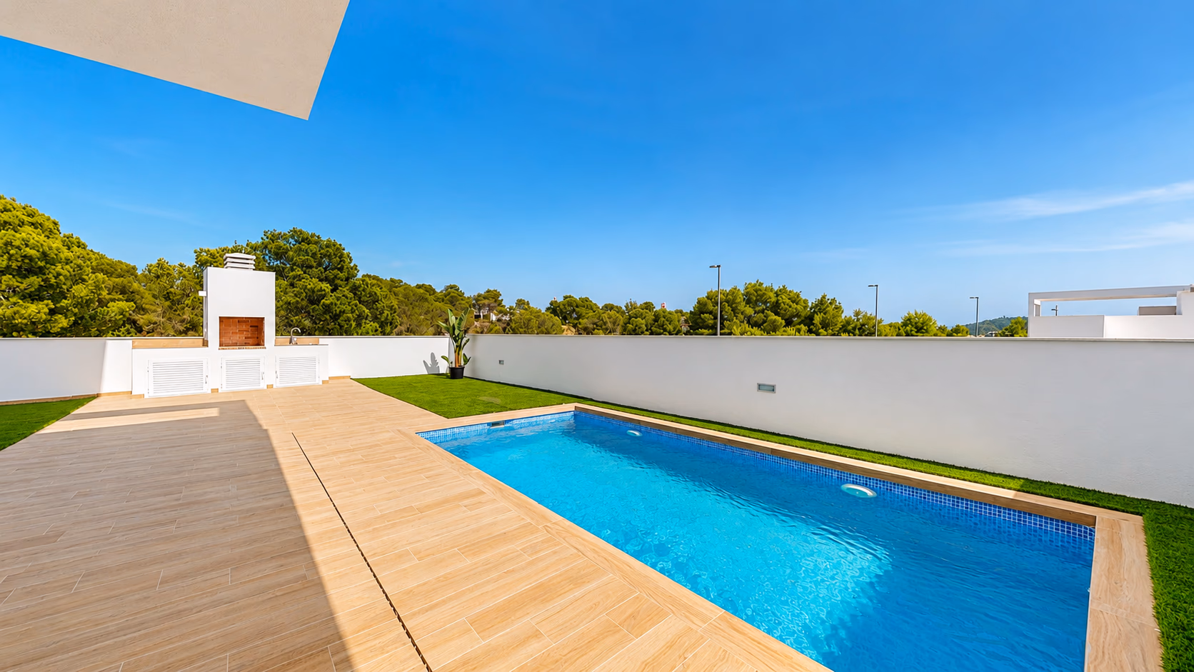 Bungalow mit privatem Pool und Garten in Mirador Hills