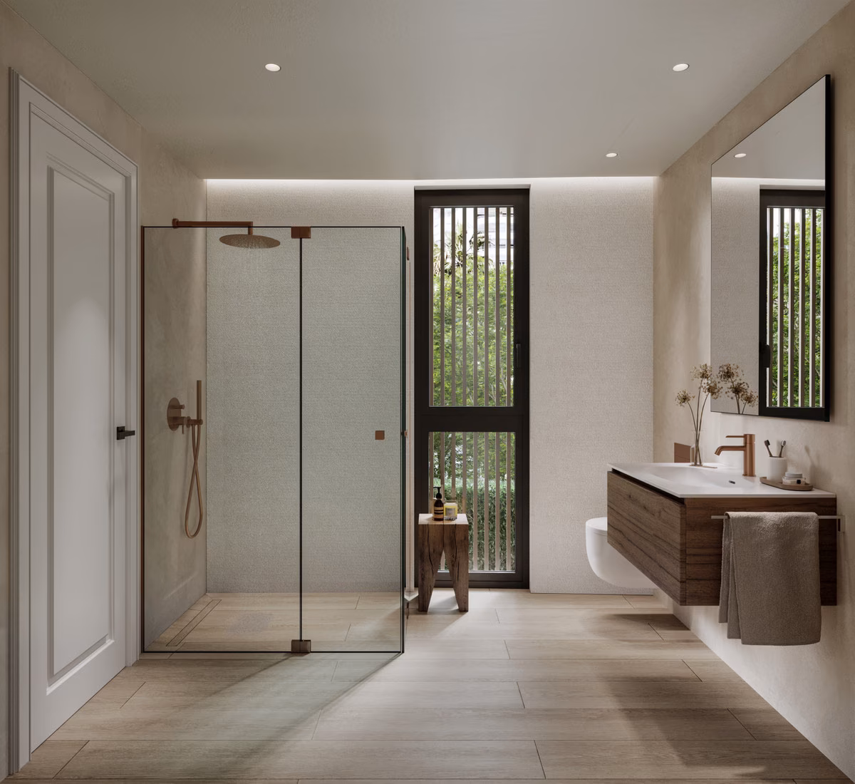 Bedroom with ensuite bathroom