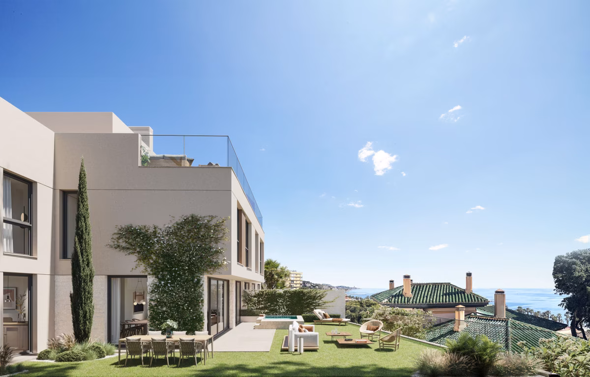 Maison de ville avec jardin, piscine privée et repas en extérieur à Monte Sancha 8