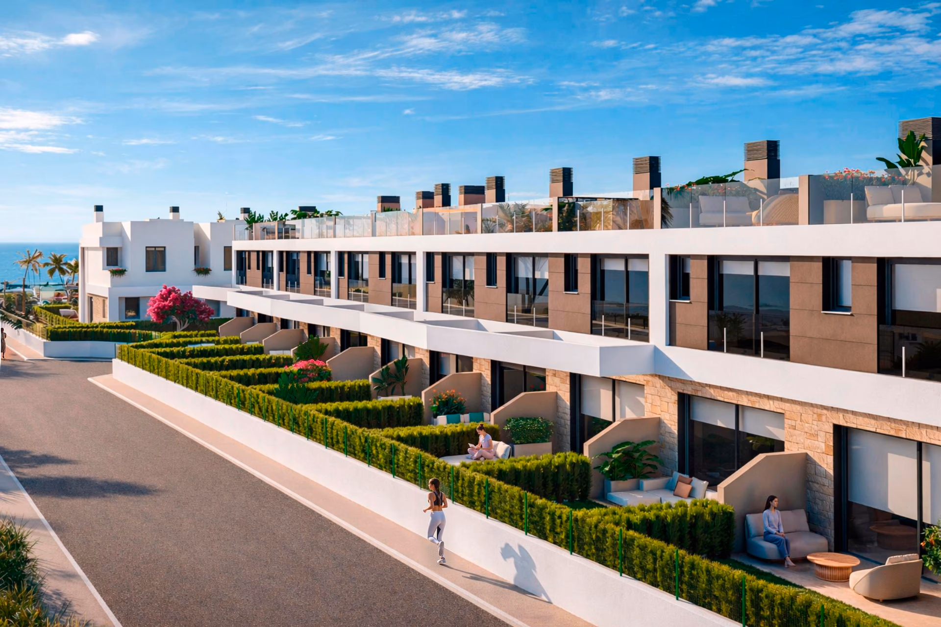 Frontline villas and infinity pool above the sea at NJOY SHORE, El Campello