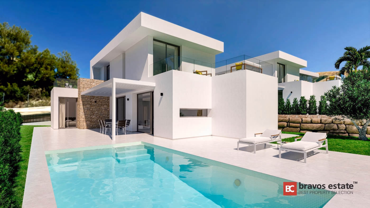 Новая вилла, 3 спальни в Финестрате 1