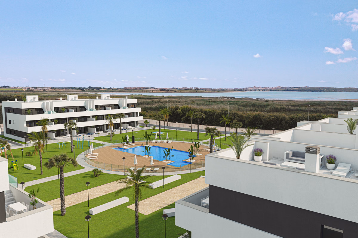Oasis Laguna 2 — квартиры у розовой лагуны, Гуардамар 1