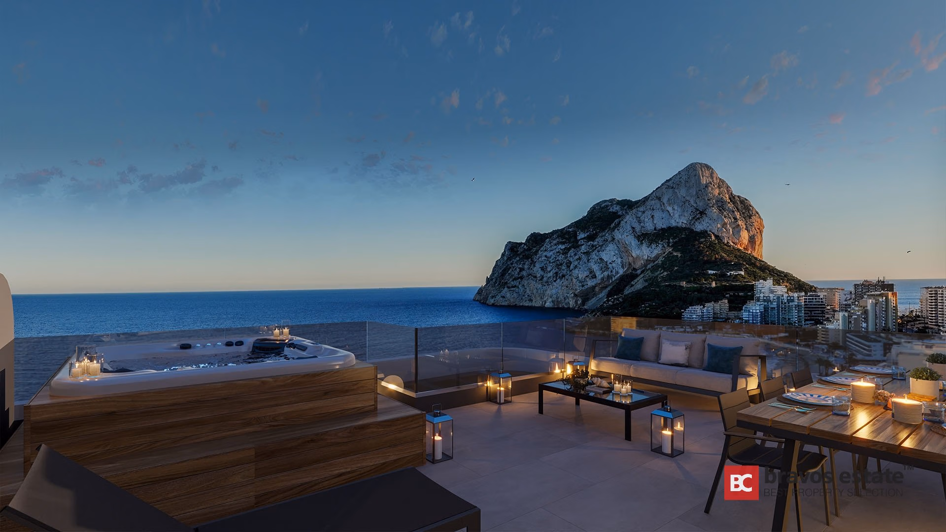 Апартаменты у моря, 3 спальни в Кальпе 1