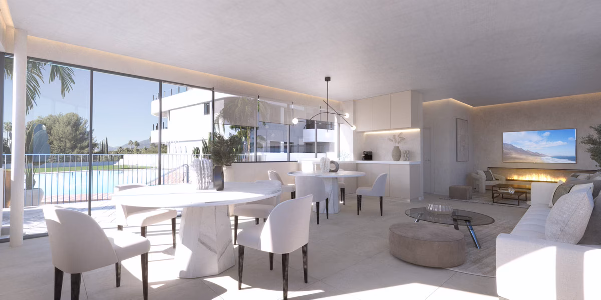 Sea-facing terrace as an outdoor room