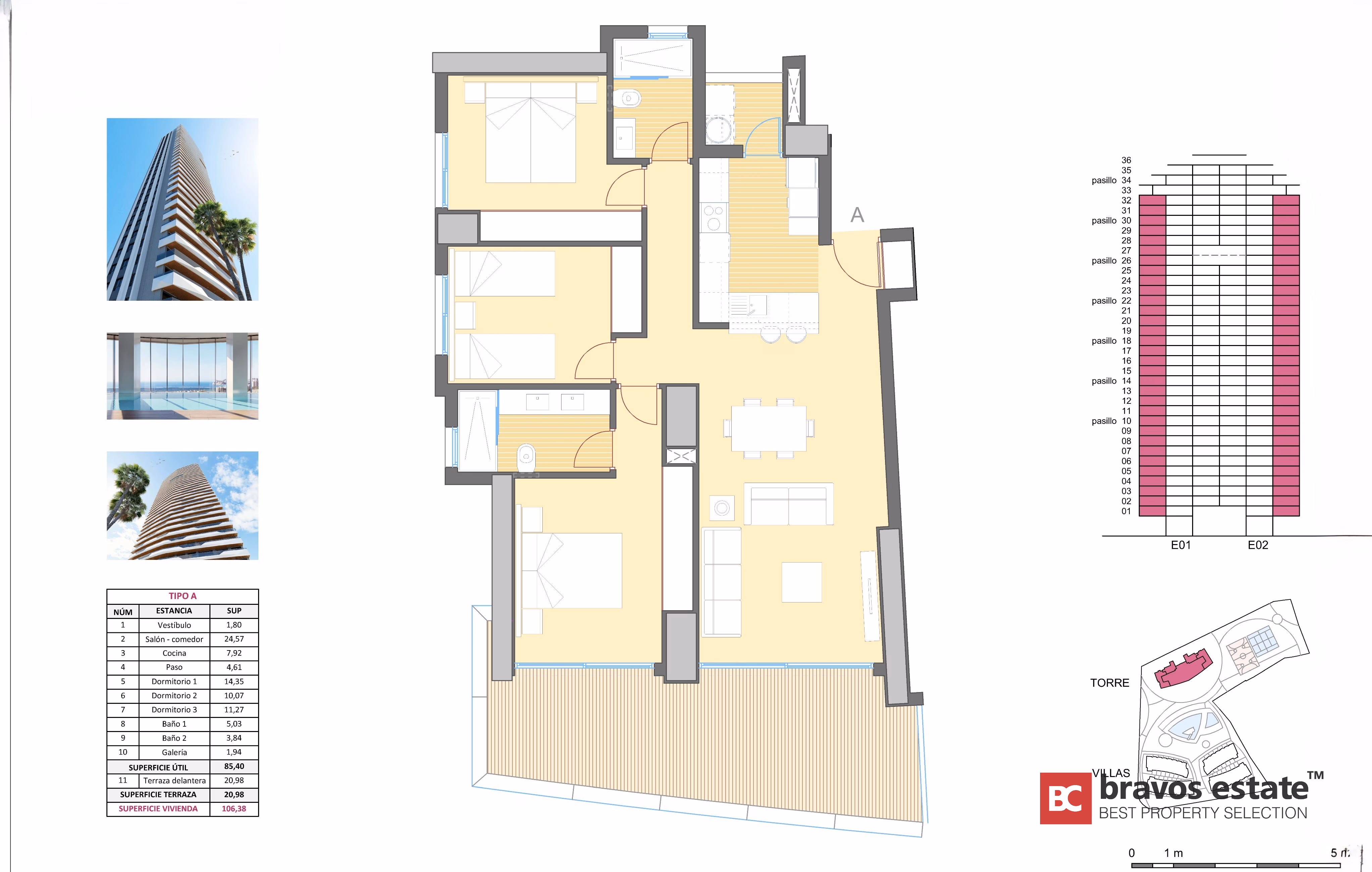 Strandnahe 3-Schlafzimmer-Wohnung in Benidorm - 19
