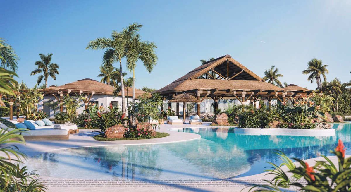 Piscina comunitaria y terraza