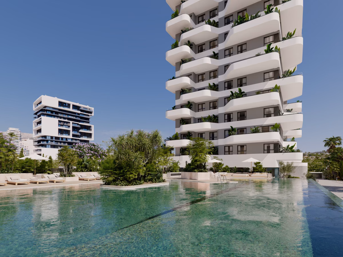Salinas Tower — appartementen met 2 en 3 slaapkamers in het centrum van Calpe 1