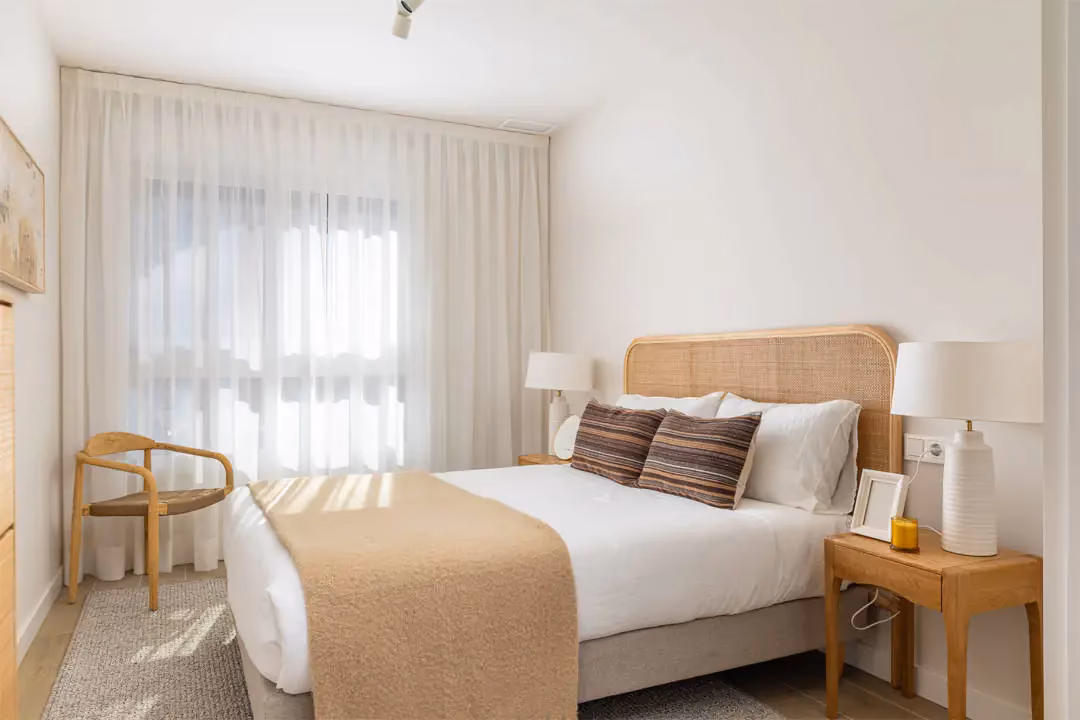 Entree van de modelwoning in Salinas Tower