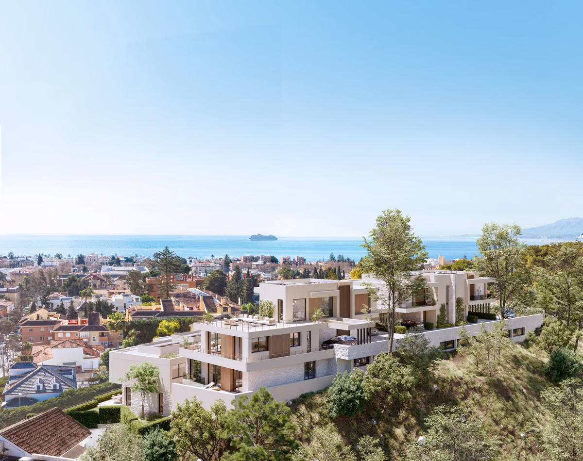Blick nach Osten entlang der Küste von Málaga