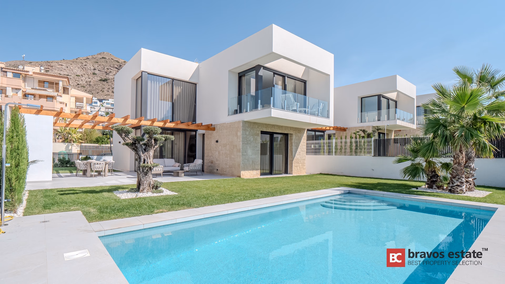 Villa Sea View mit privatem Pool und Garten in Sierra Cortina, Finestrat