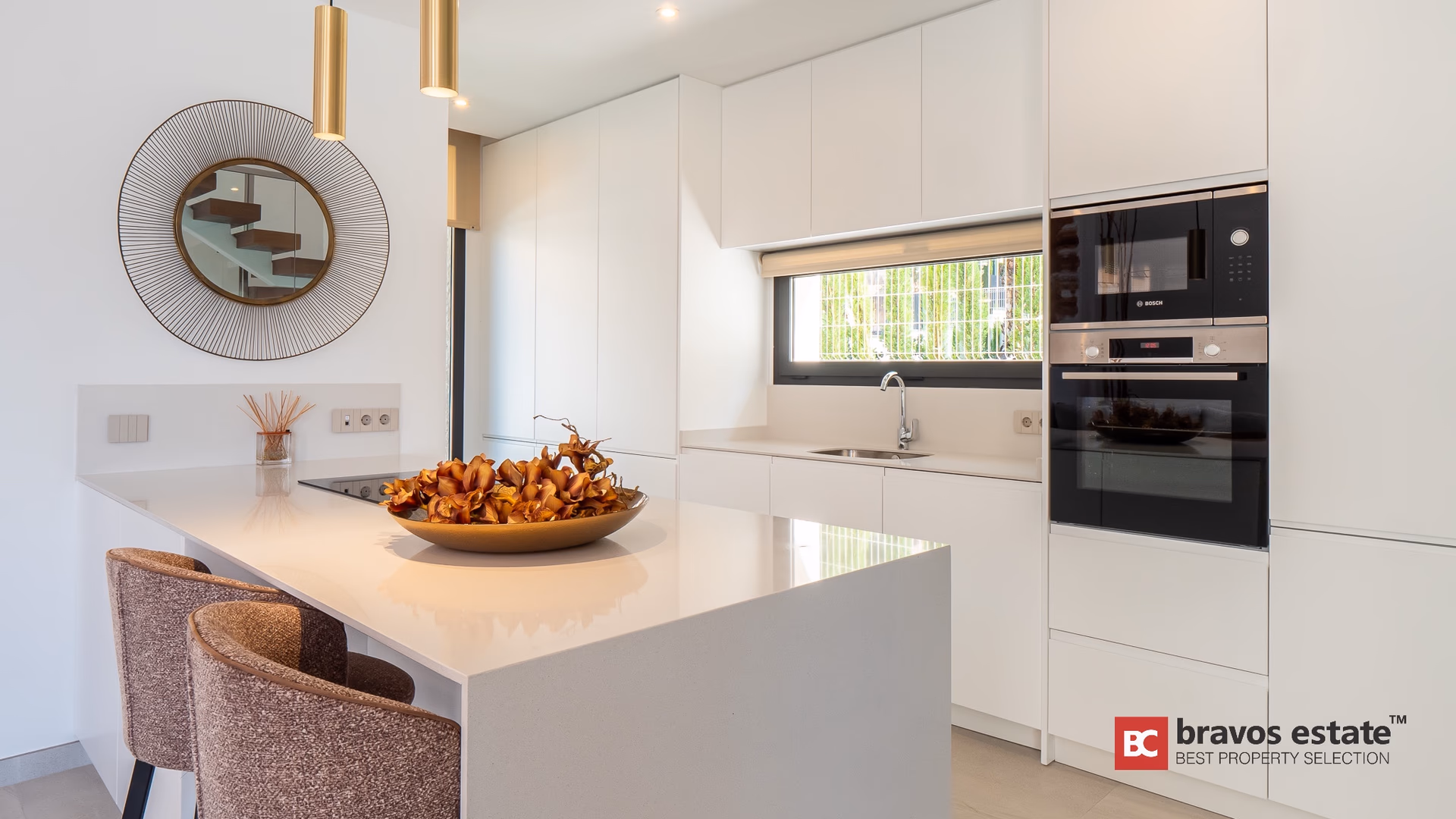 Designerküche mit Geräten von Bosch