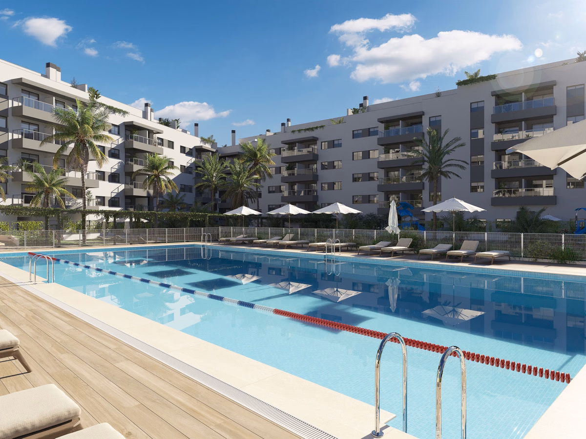 Terraza privada con vistas a la Costa del Sol