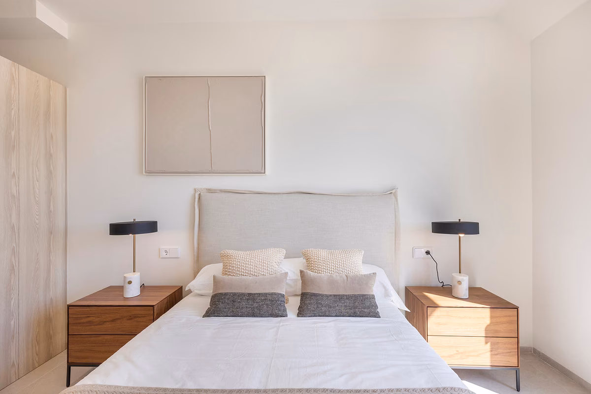 Bedroom with ensuite bathroom