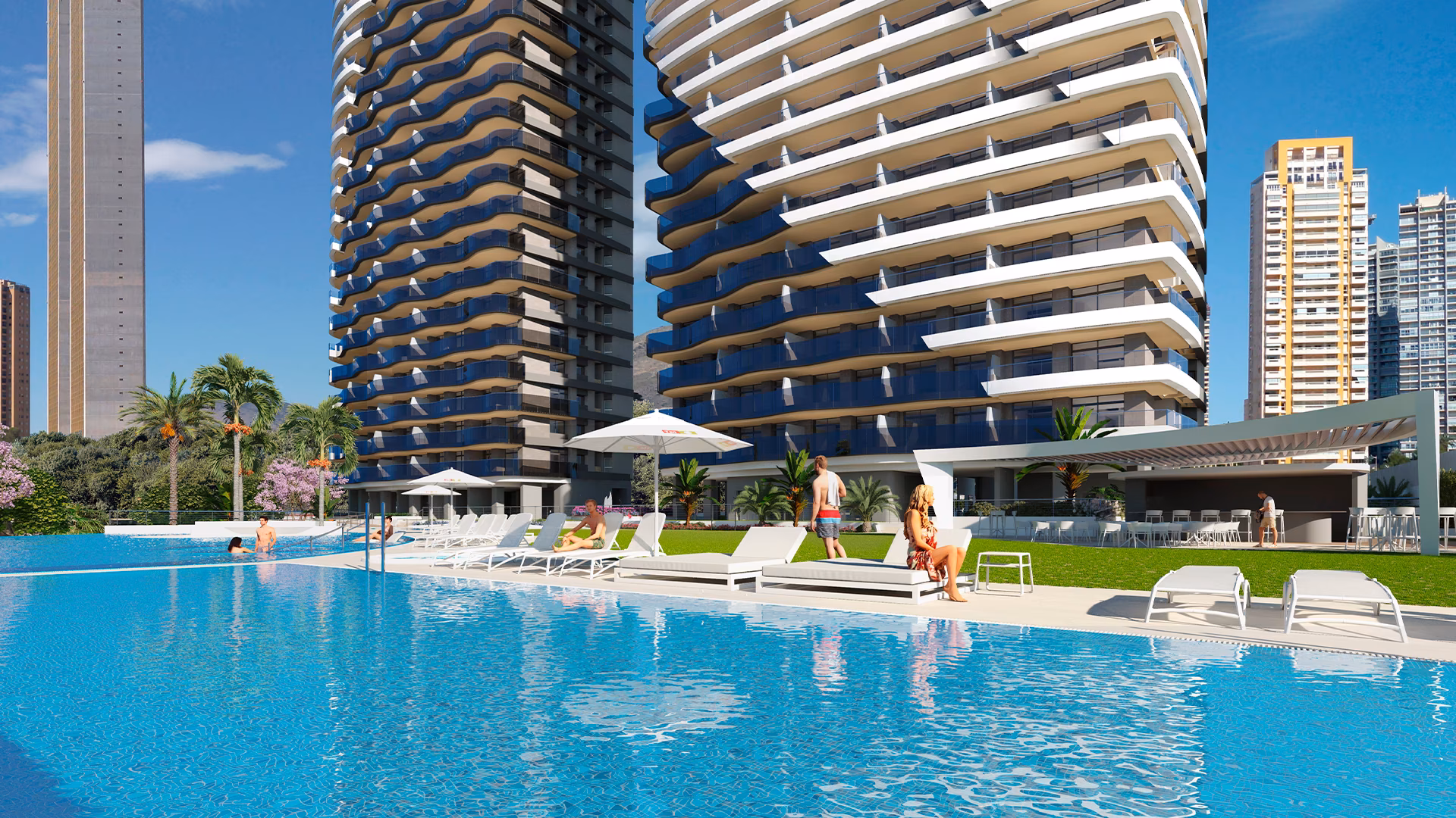 Sunset Sailors — Bezugsfertige Wohnungen mit 2 und 3 Schlafzimmern in hohen Etagen, Poniente, Benidorm 1