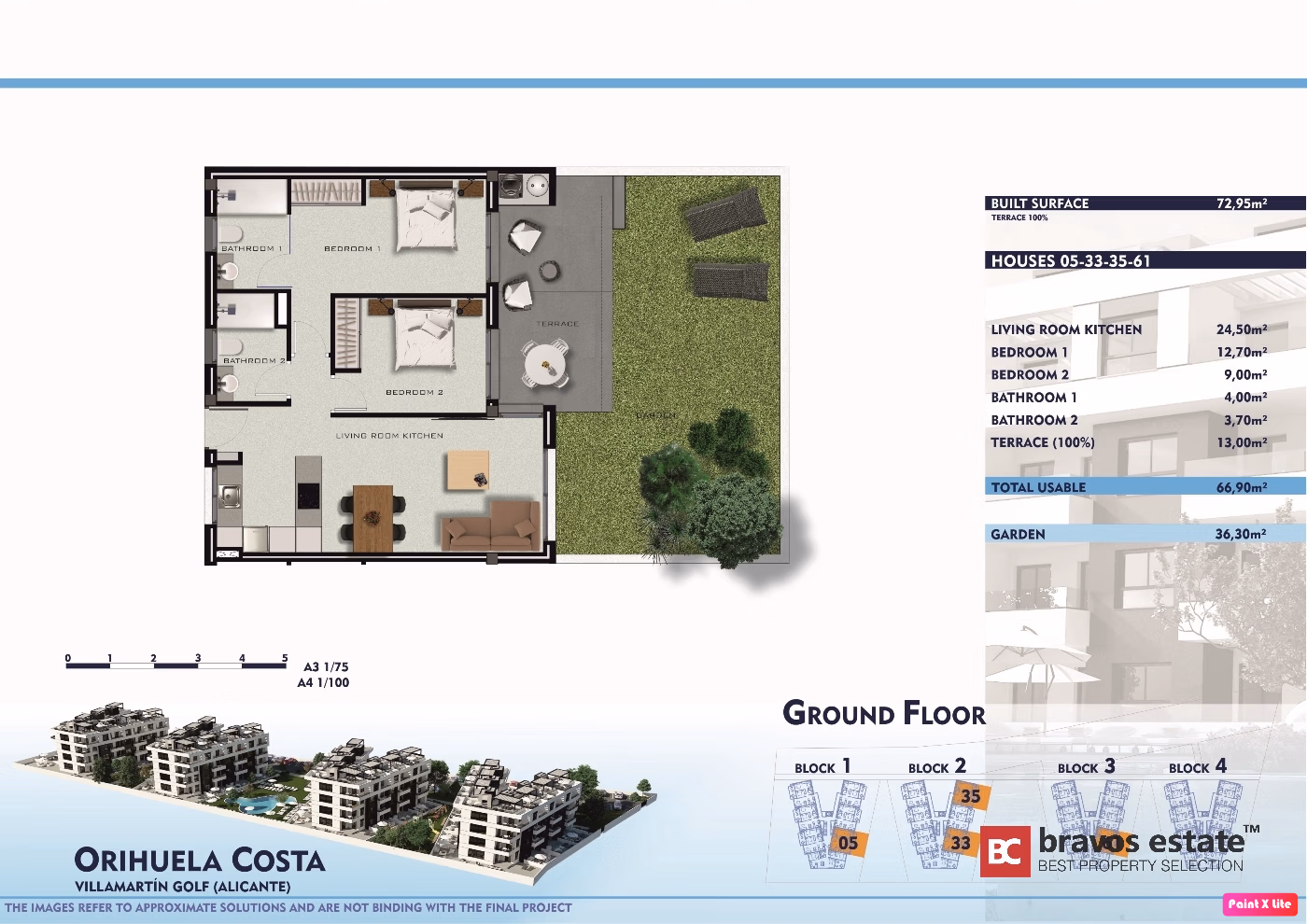 Nowy apartament z 2 sypialniami w Villamartin - 10