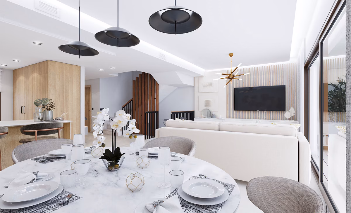 Private basement level of a townhouse
