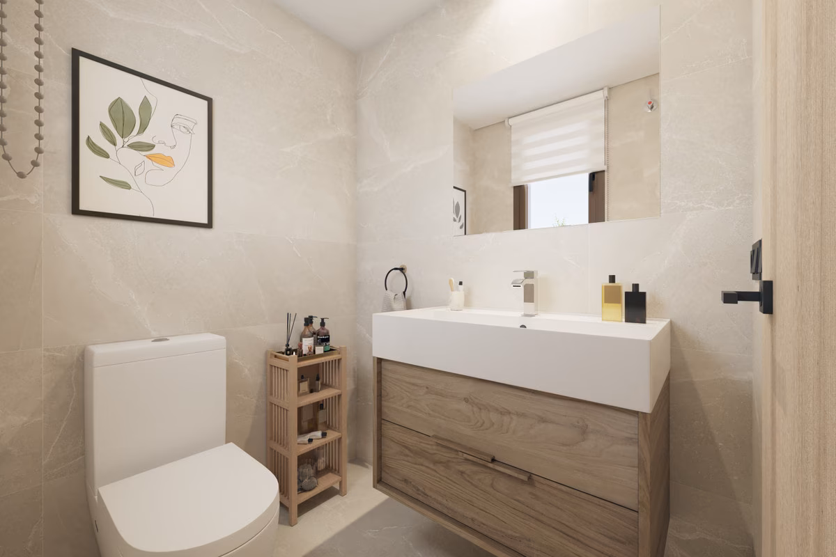 Private basement level of a townhouse