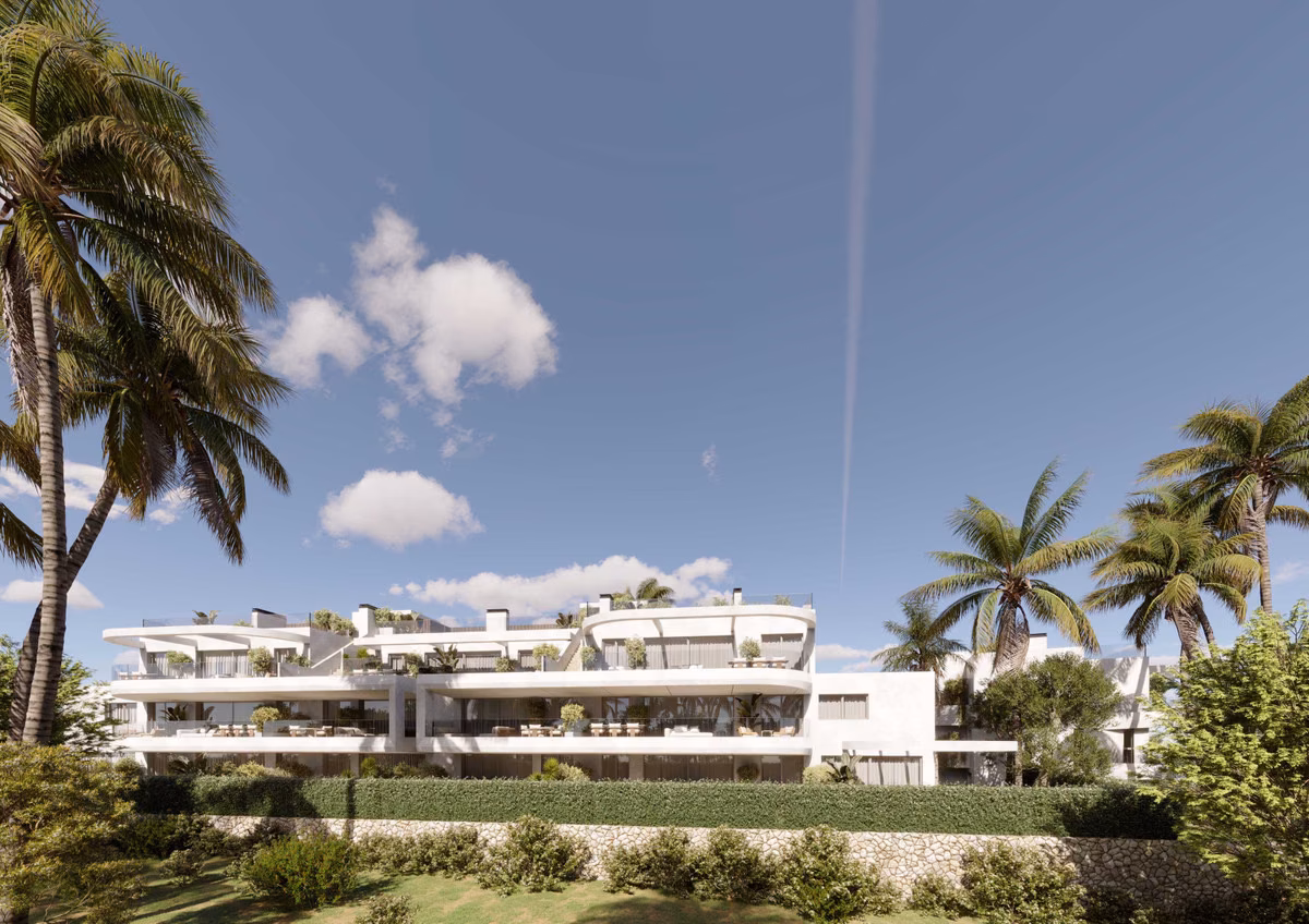 The Palms at Estepona — low-density blocks among planting