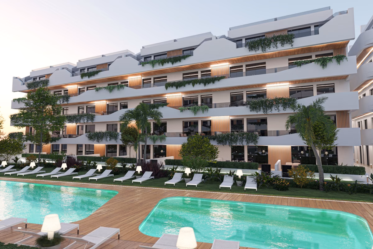 Villamar — apartamenty 3-sypialniane z solarium w San Javier 1