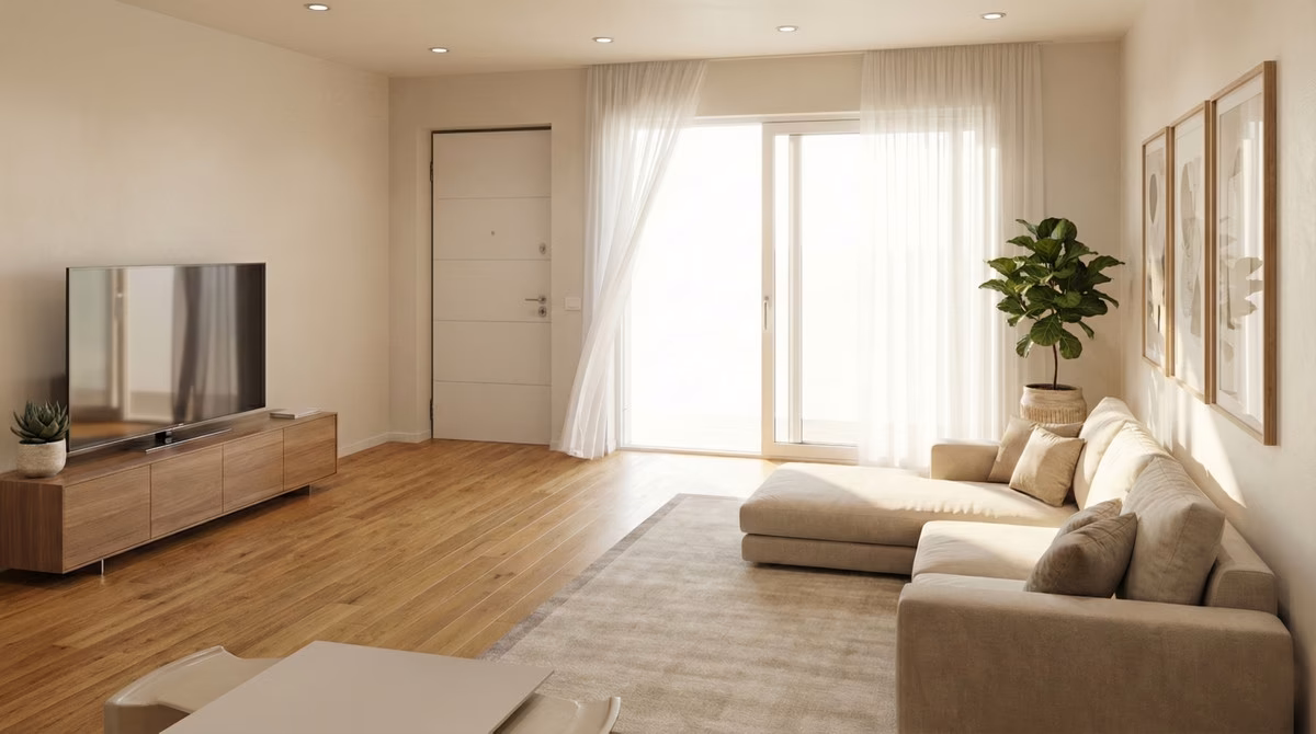 Salón luminoso