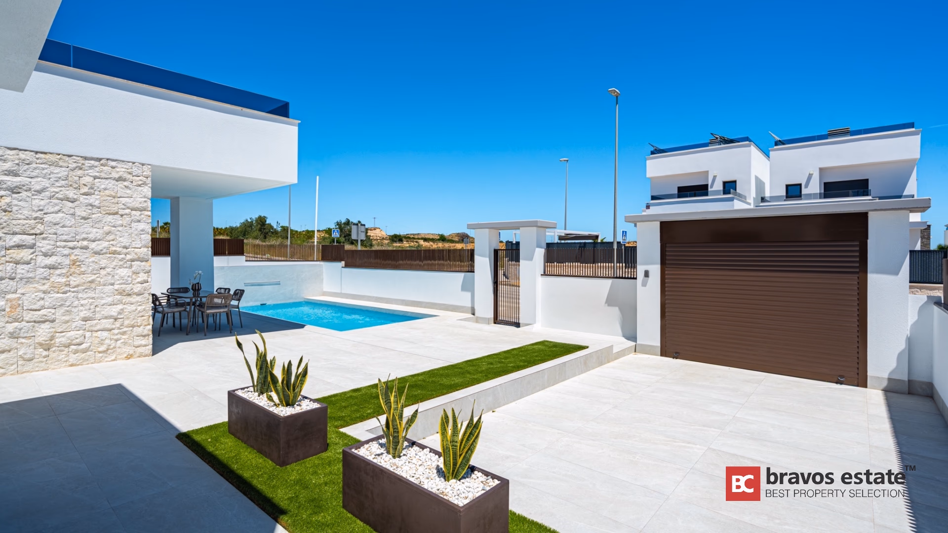 Piscine privée, garage et jardin à Villa Valencia, Vistabella Golf
