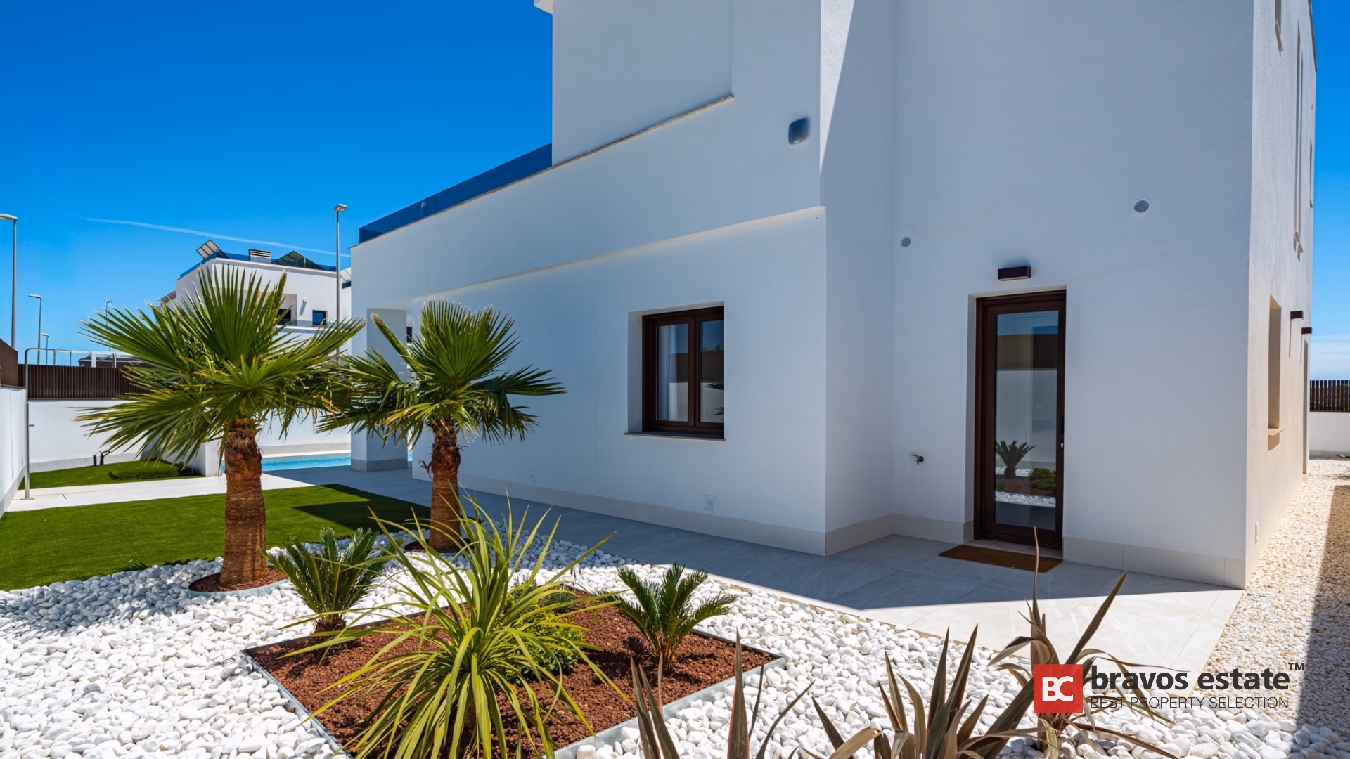 Jardin et piscine privée en bordure de Villa Valencia, Vistabella Golf
