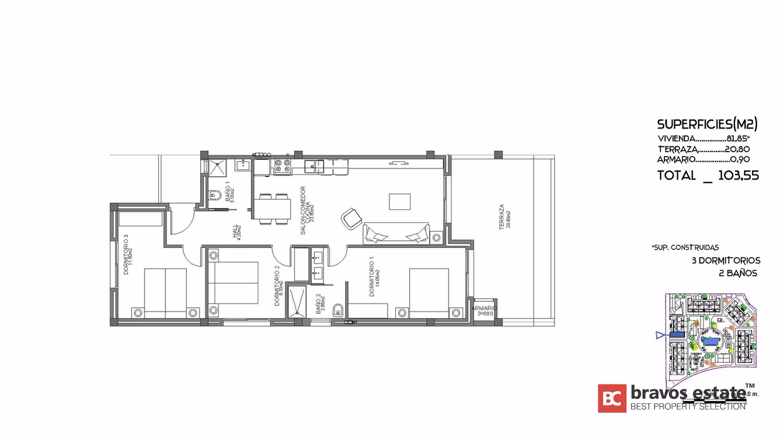 Nieuwbouw appartement met 2 slaapkamers in Guardamar del Segura - 17