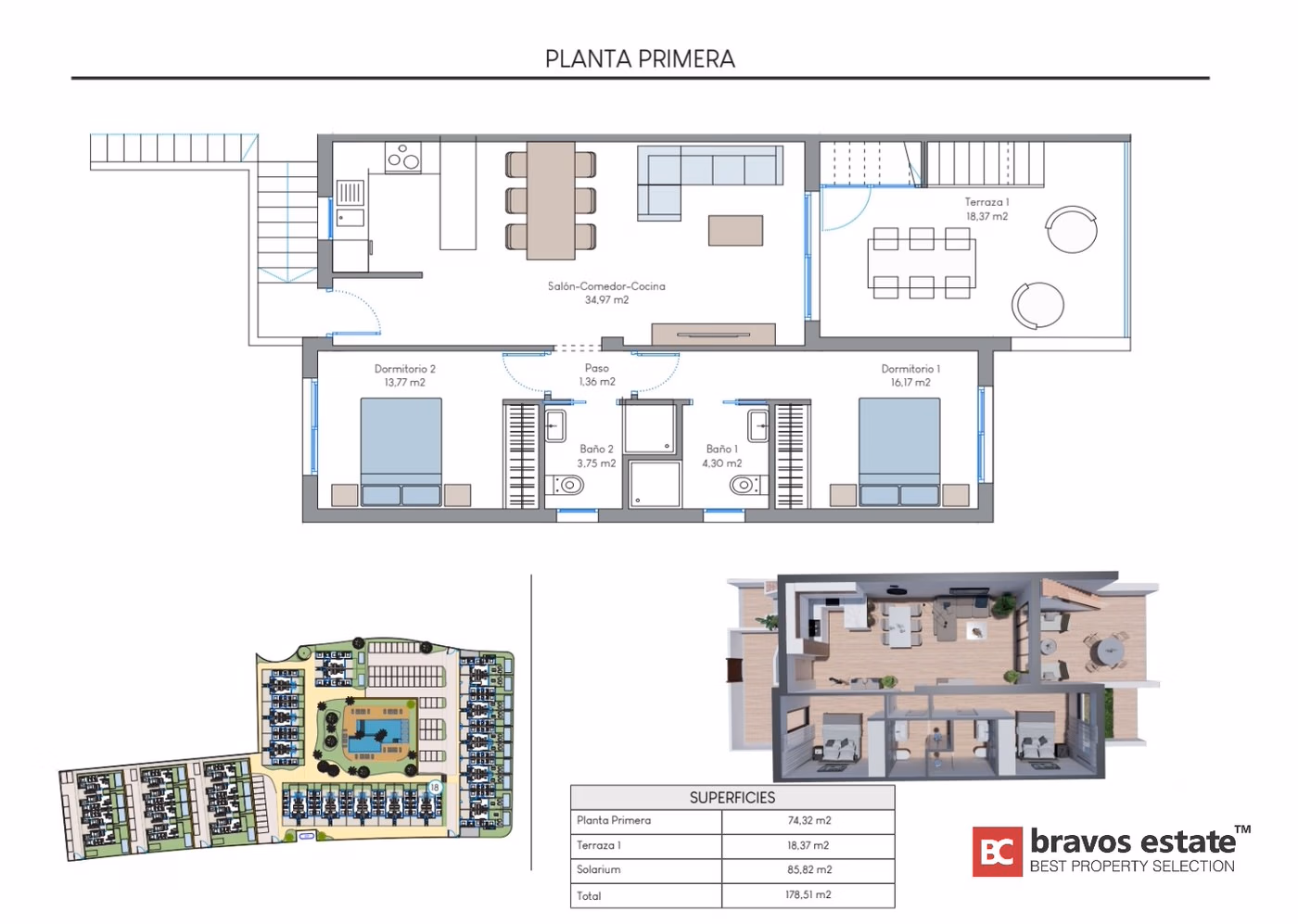 Nieuwbouw bungalow met 3 slaapkamers in Finestrat - 14