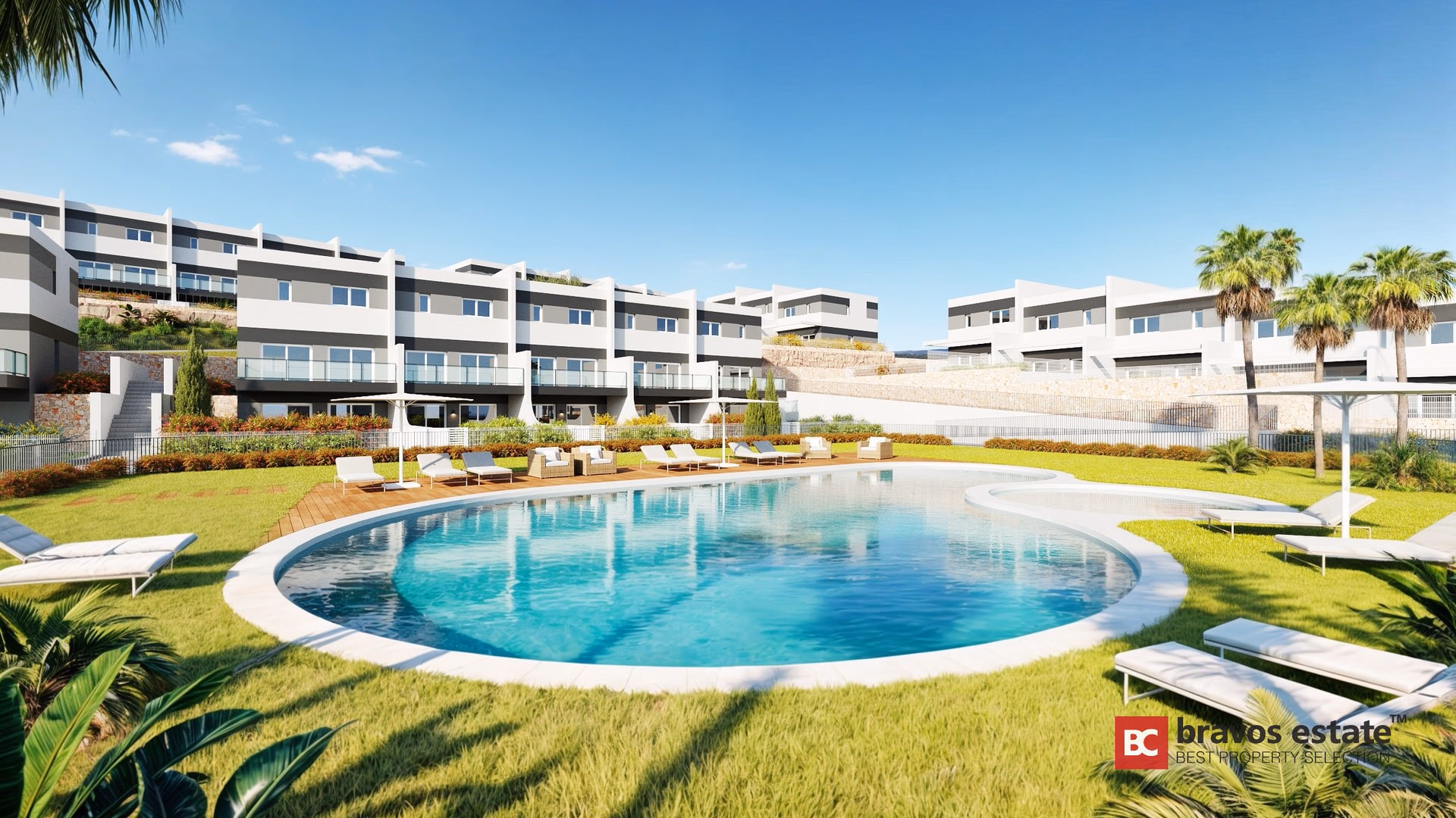 Новое бунгало, 3 спальни в Финестрате 1