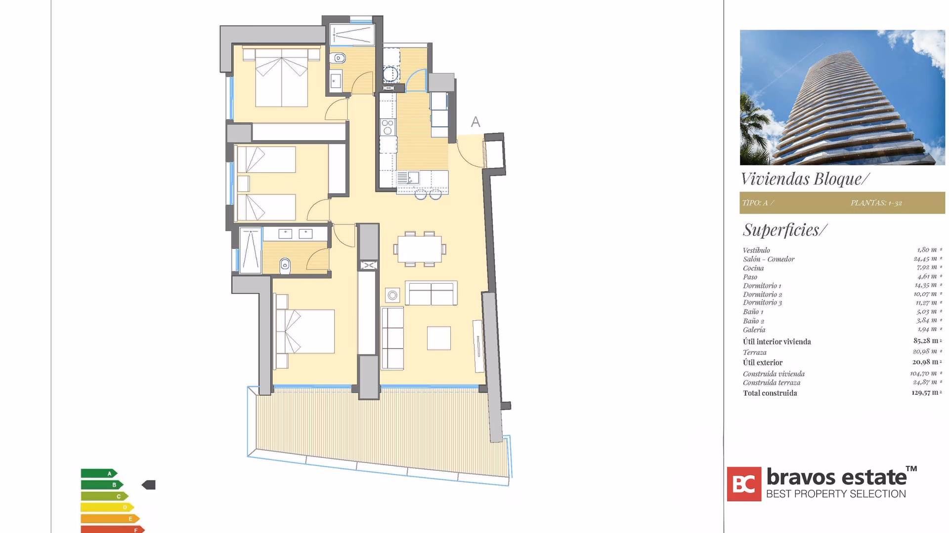 Beachside 3-Bedroom Apartment in Benidorm - 21