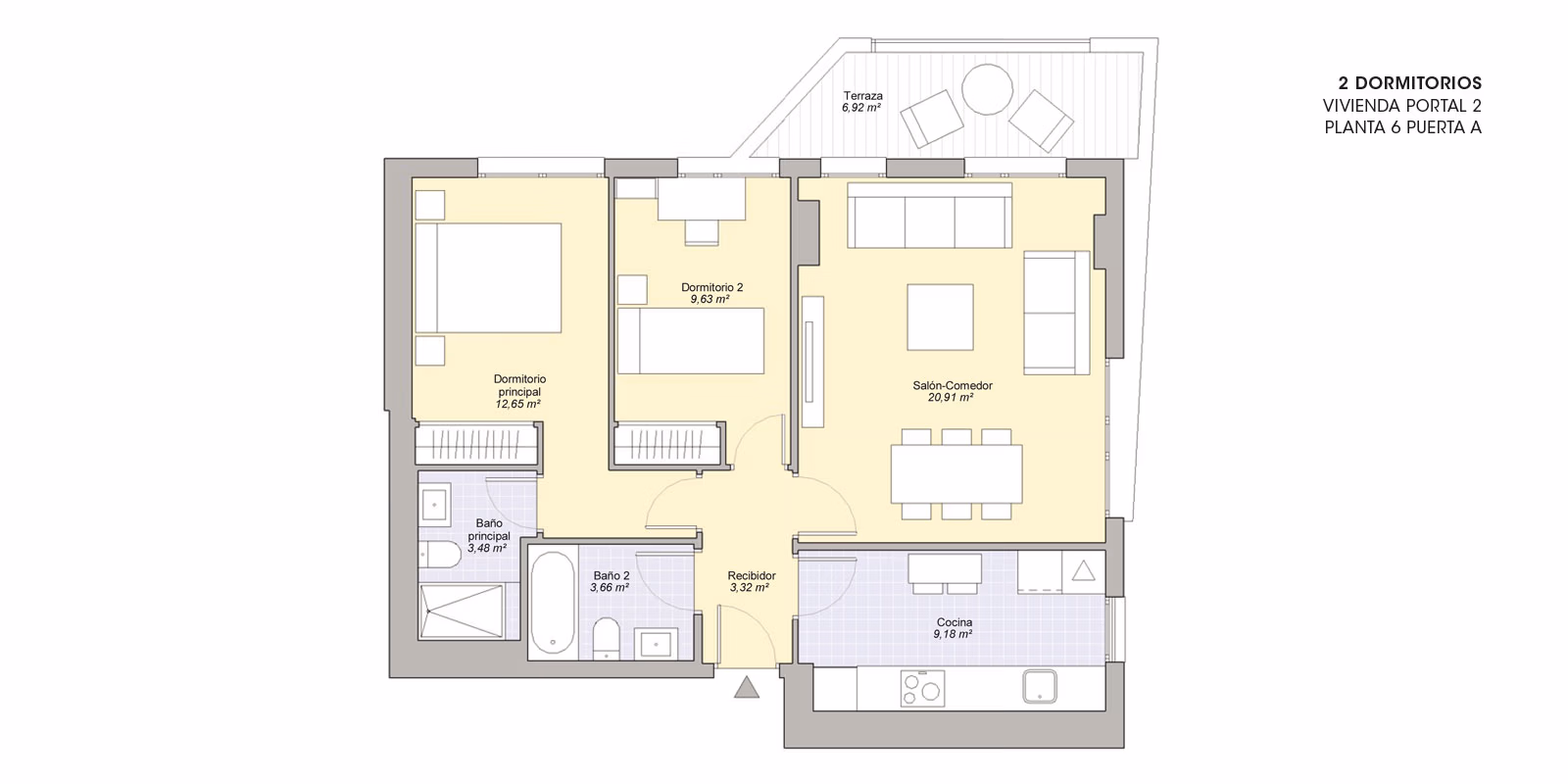 Beachside 3-Bedroom Apartment in Playa de San Juan · 109 m² - 14
